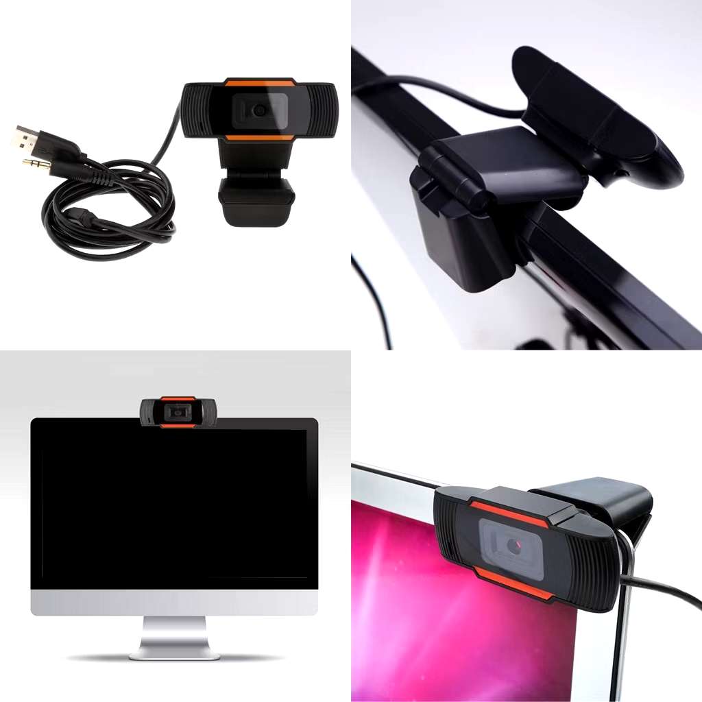 V2S 720P Webcam Built-in Microphone Desktop Laptop Camera Home Live ...