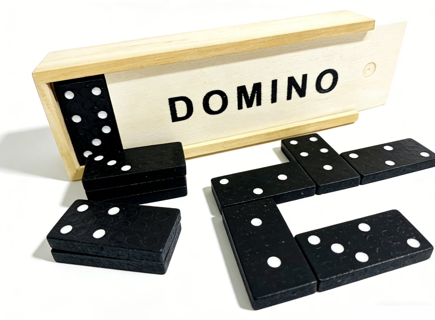 2in1 Domino & Mikado Set Pick up stick Spiel Family Board Game Adult ...