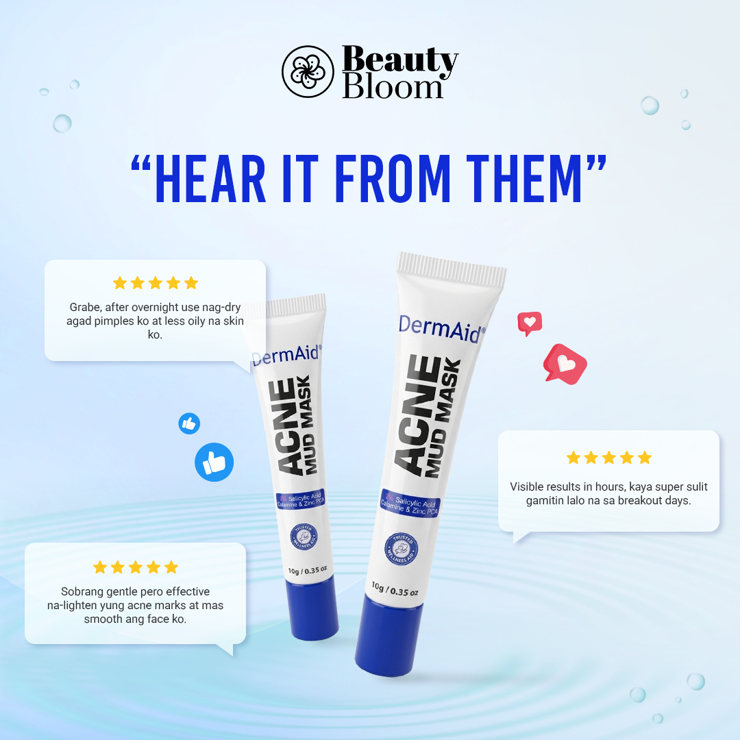 DermAid Acne Mud Mask 10g | Shopee Philippines