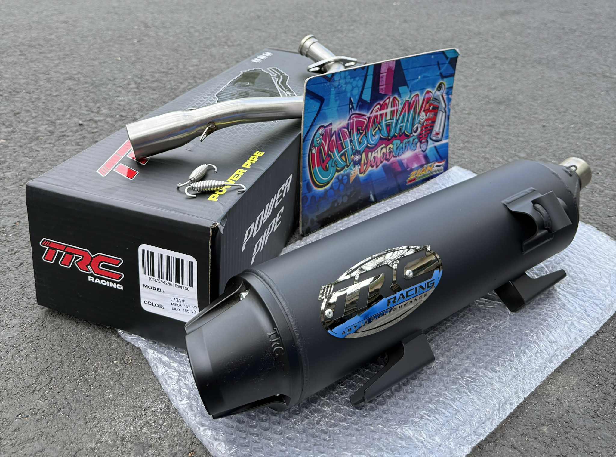 TRC PIPE HONDA CLICK 125/150 / AEROX V2 / NMAX V2 / MIO I 125/M3 LEGIT ...