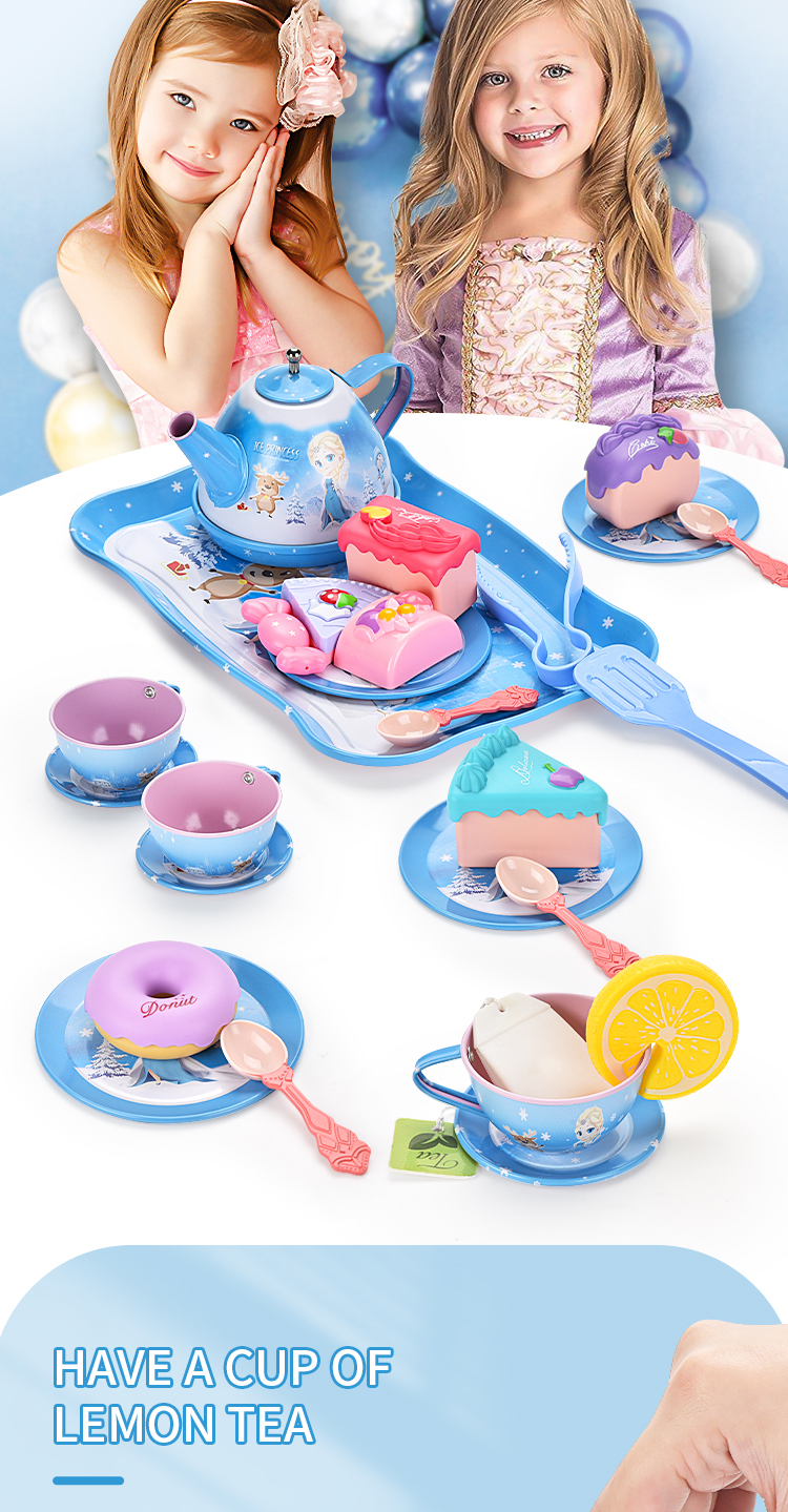 Rabbit Tea Set Toy For Kids Gill Toys Gift Pretend Play AfternoonTea ...