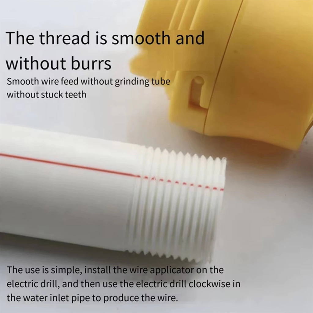 Water Pipe Inner Thread Opener PVC Pipes Inner Threading Making PPR/PVC ...