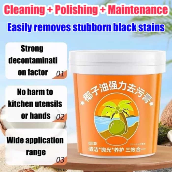 Natural Coconut Oil Derusting Polishing Decontamination Descaling ...