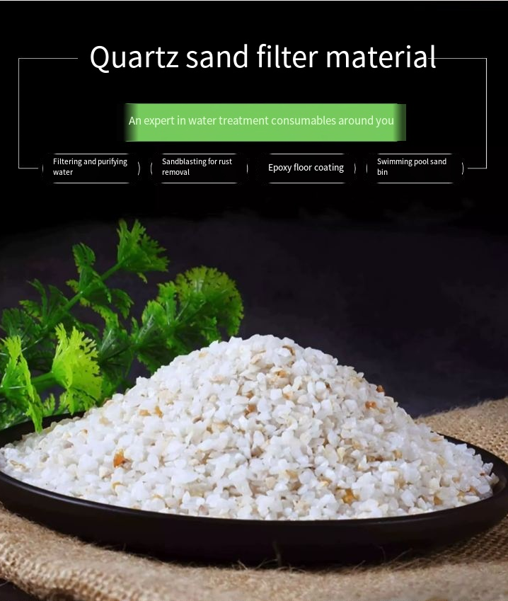 Silica White Sand Quartz Sand Substrate Filter Media for Swimming pool ...