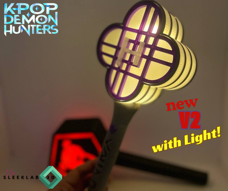 HERSLEEKLAB 3D PRINTED INSPIRED HUNTRIX LIGHTSTICK WITH LIGHT I FROM ...