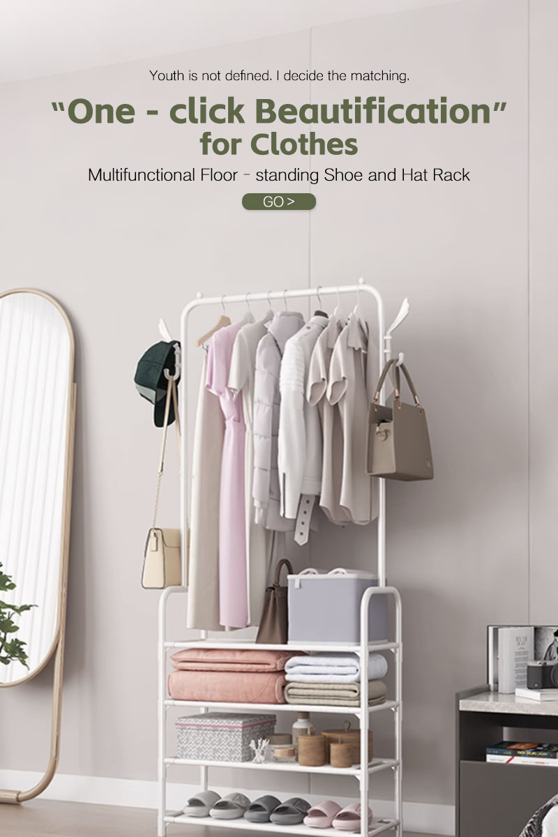 ️PH Stock ️Multi‑Function Clothes Rack & Hanger Stand Great for Balcony ...