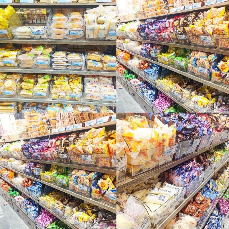 8pcs Candy Storage Box Large capacity acrylic display case Stackable ...