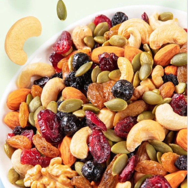500g Mixed Nuts and Fruits Snack Trail Mix Nuts and Dried Fruits Mixed ...