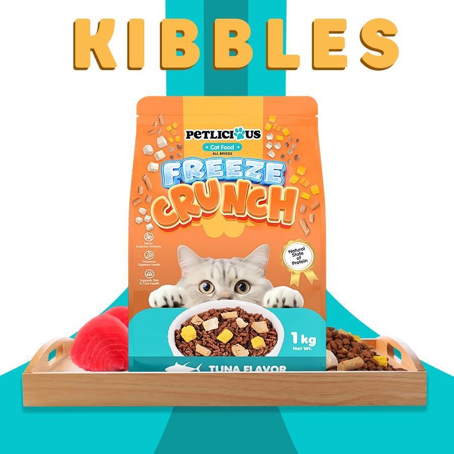 Petlicious Freeze Crunch Cat Dry Food with Freeze Dried topper Salmon ...