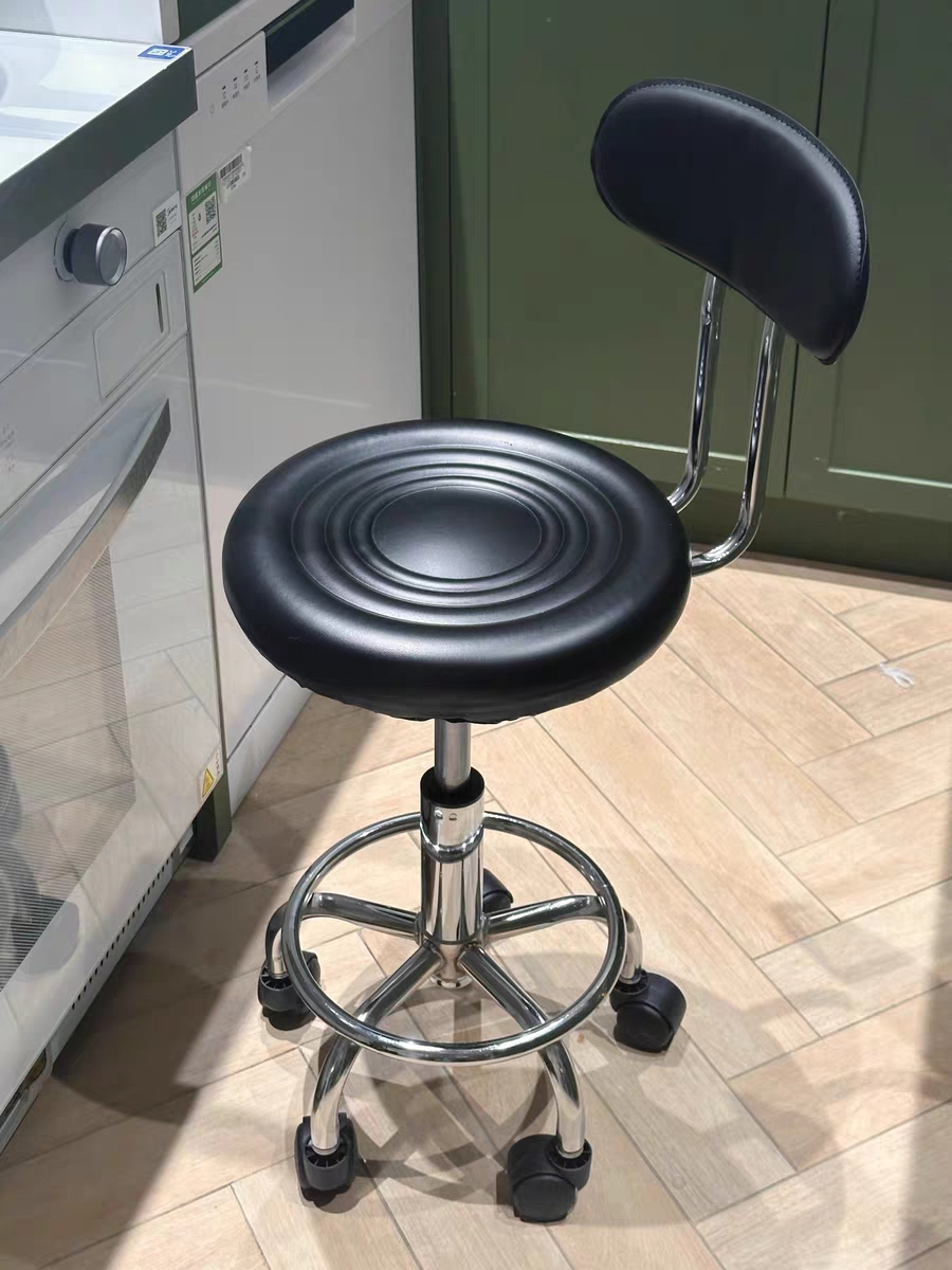 Chair With Wheels Salon Stool Work Bar Stool SPA Stylist Hydraulic ...