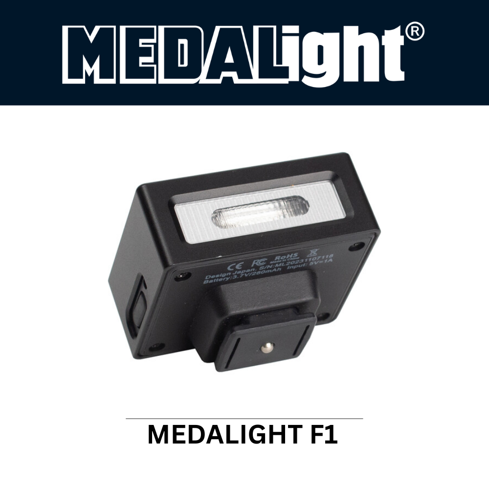 MEDALIGHT F1 Mini Camera Flash w/ Diffuser, for Mirrorless & Other DSLR ...