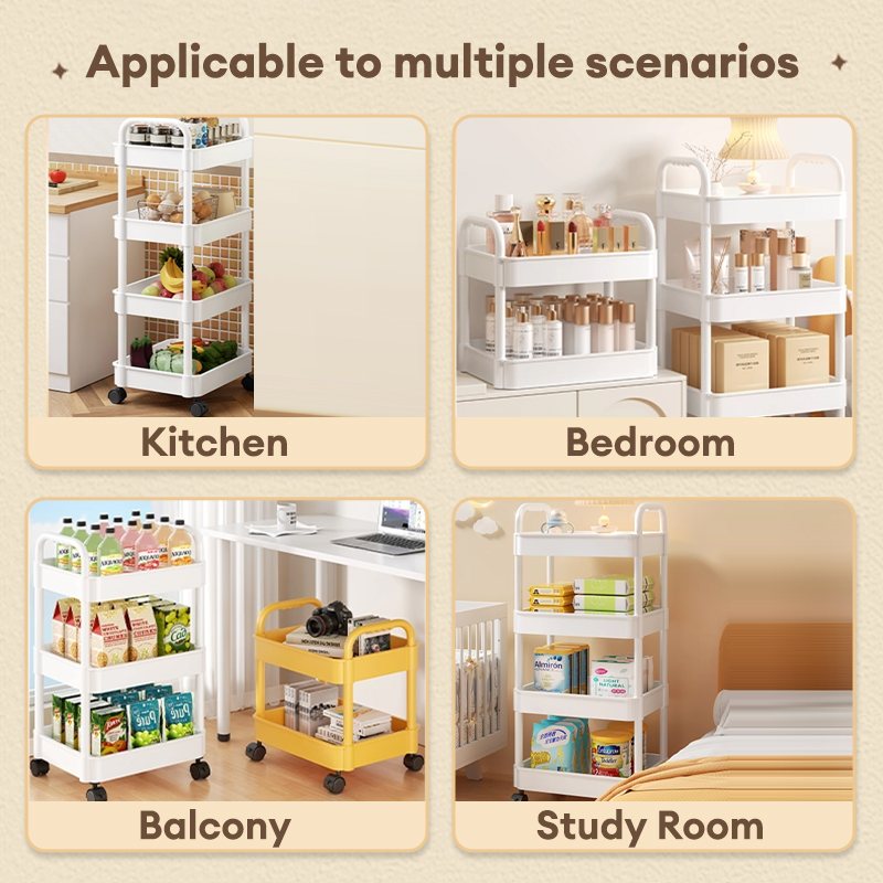 Comfort Haven Furniture Co.Trolley Cart Kitchen Storage Rack Trolley ...