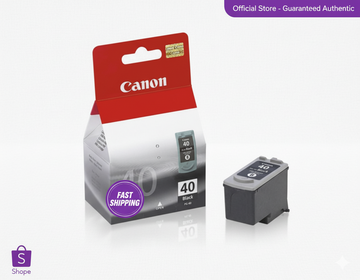 Original Canon PG-40 Black Ink Cartridge for Pixma MP/iP/MX Series ...