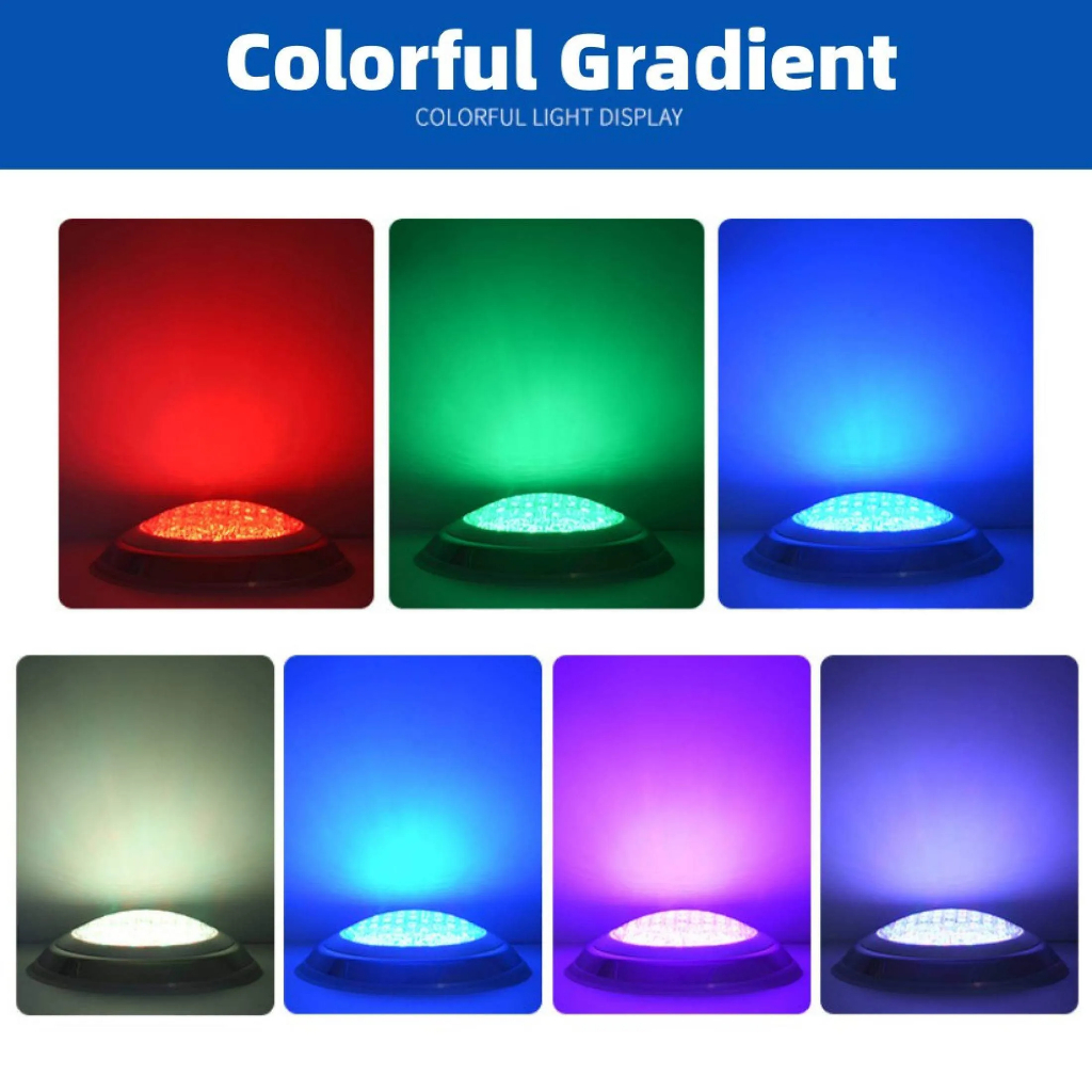 Stainless steel swimming pool lights 9/12/18W AC12V RGB Underwater IP68 ...