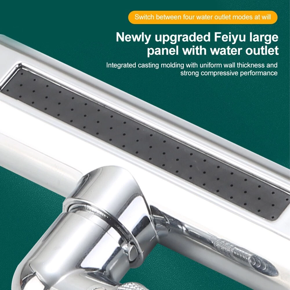 Waterfall Faucet rotate Kitchen Faucet Bathroom Sink Faucet Wall ...
