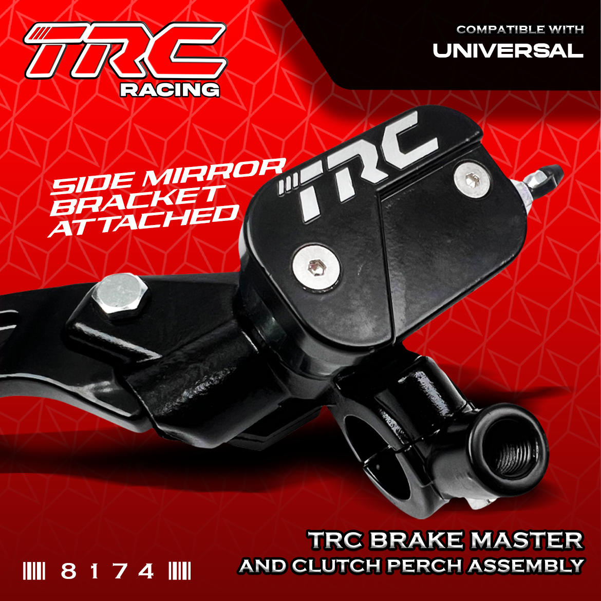 TRC RACING UNIVERSAL BRAKE MASTER AND CLUCTCH PERCH ASSEMBLY SET 8174 ...