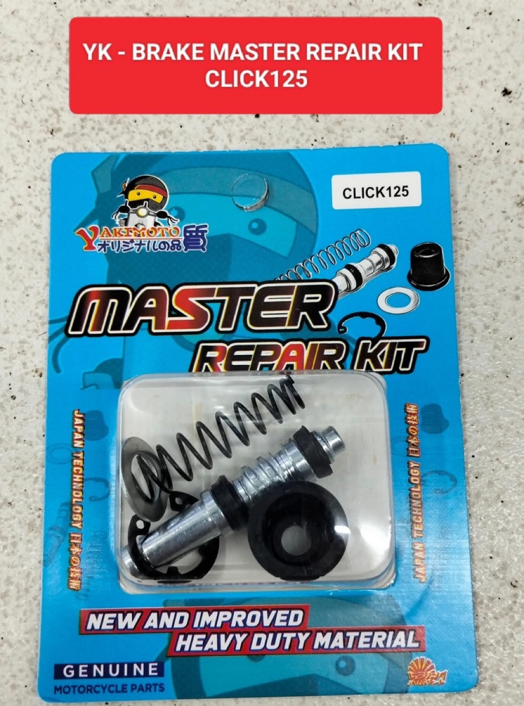 BRAKE MASTER REPAIR KIT FOR CLICK 125 (GOOD QAULITY) | Shopee Philippines