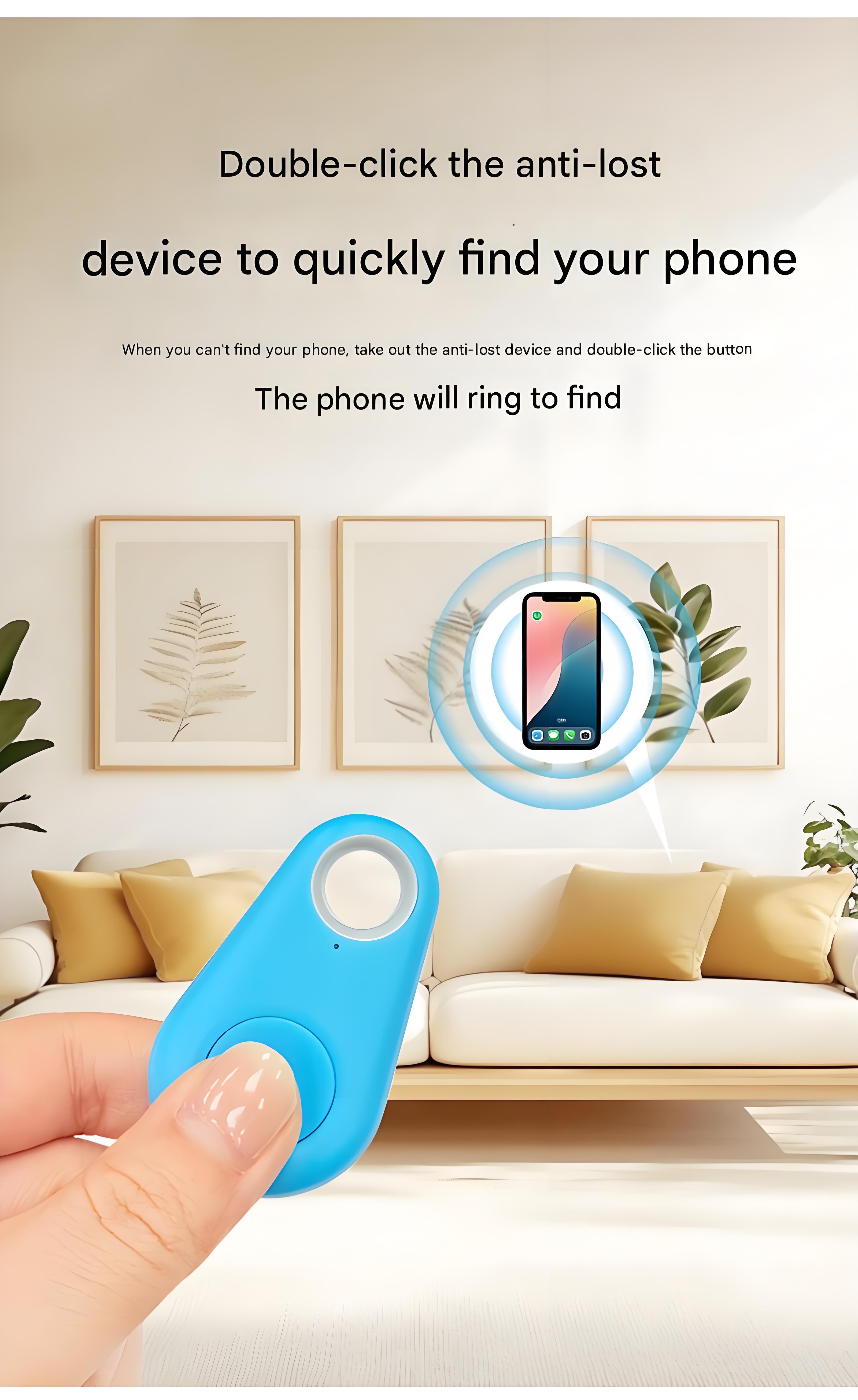 Smart Anti-Lost Bluetooth Key Finder Mobile Phone Lost Alarm Bi ...
