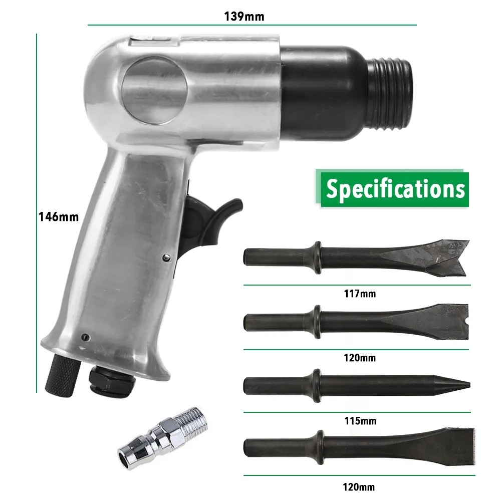 190mm mini air chipping hammer Industrial Air Chisel Pneumatic air ...