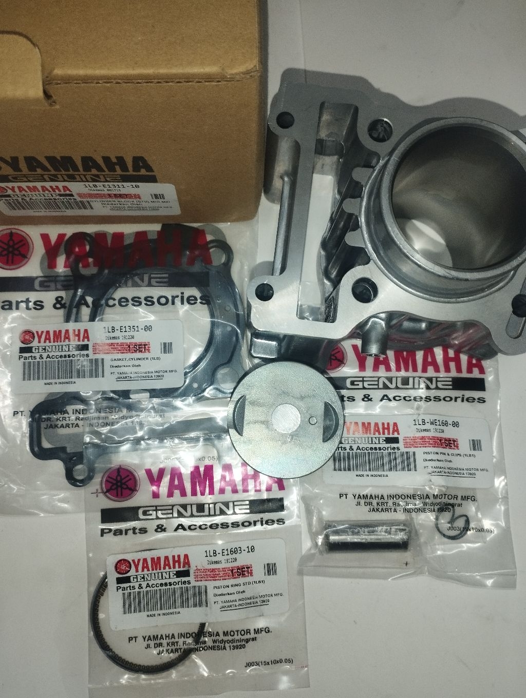 Yamaha mio 125/Mio mxi cylinder block assy std complete set (1LB ...