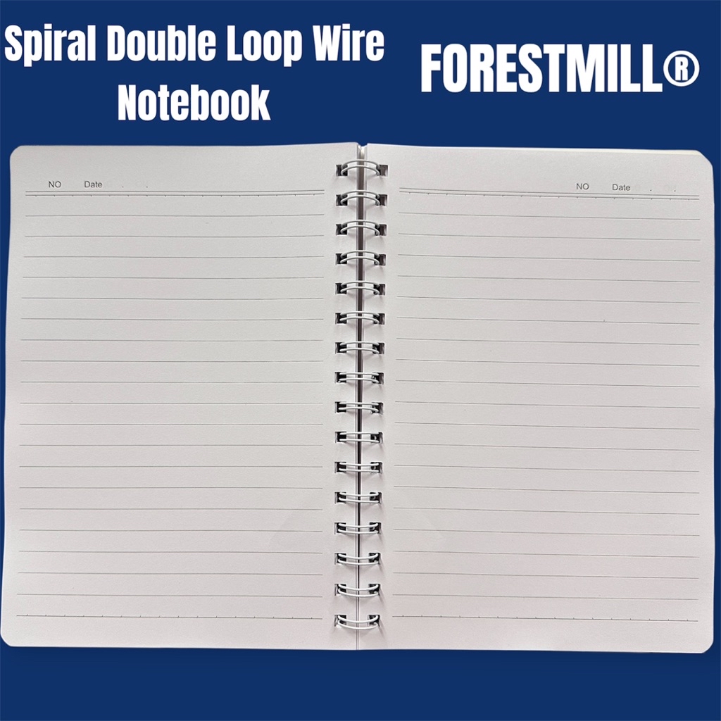 FORESTMILL® SPIRAL DOUBLE LOOP WIRE NOTEBOOKS | Shopee Philippines