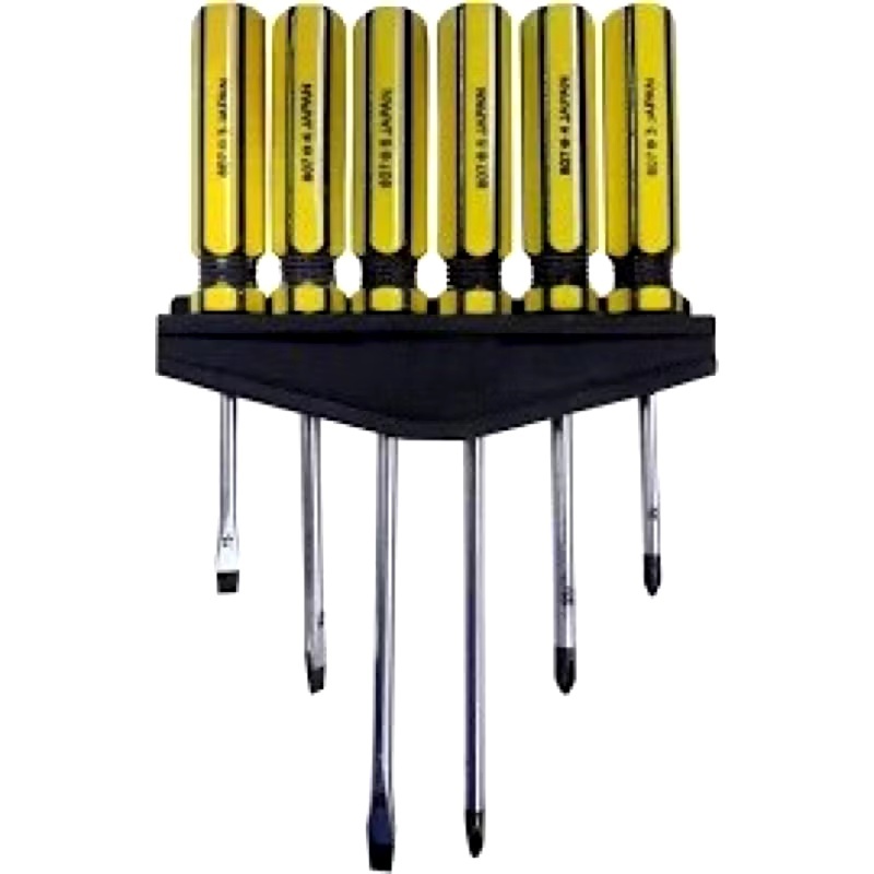 6PC Yellow Handle Screwdriver, Set, Special Offer Screwdriver | Shopee ...