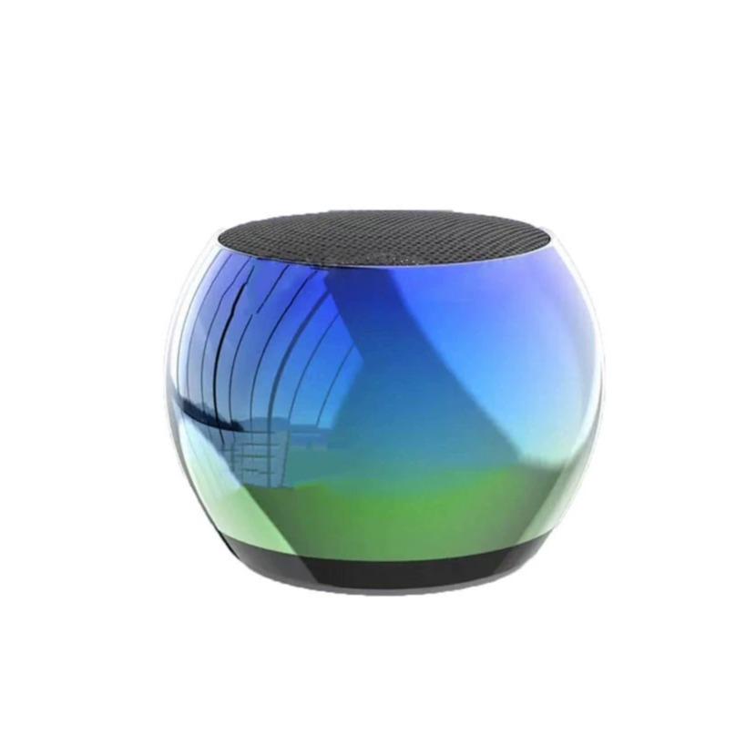 Mini Portable True Wireless Bluetooth Speaker Deep Bass Electroplating ...