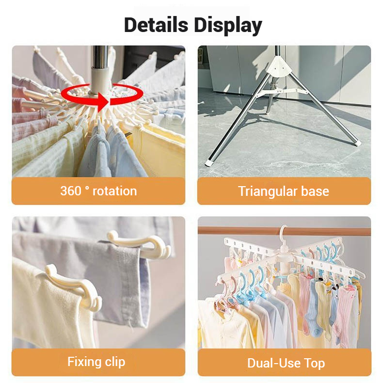 Baby Drying Rack Clothes Rack Space Saving Children Clothes Drying Rack ...