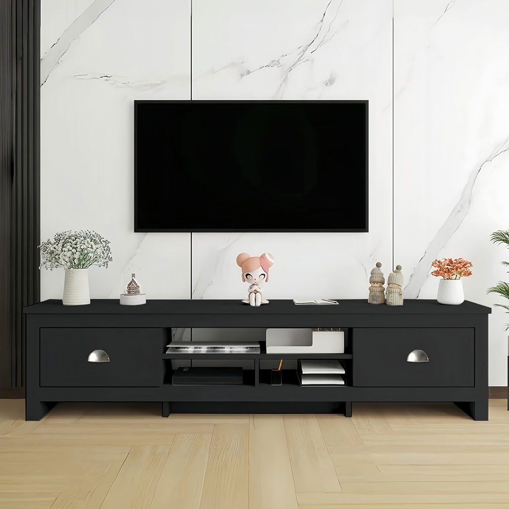 TV cabinet rack, modern living room TV rack and cabinet, 140CM TV desk ...