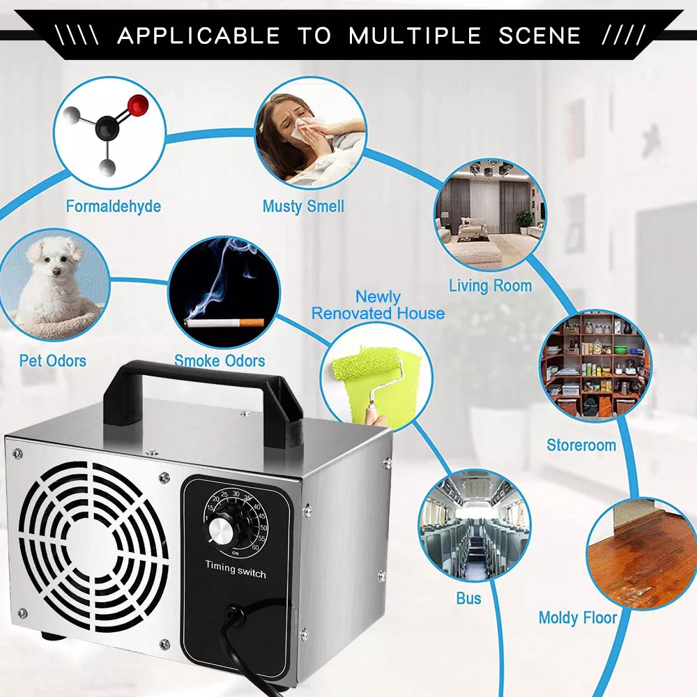 Perfect 220V 60g O3 Ozone generator air purifier ozonizer sterilizer ...