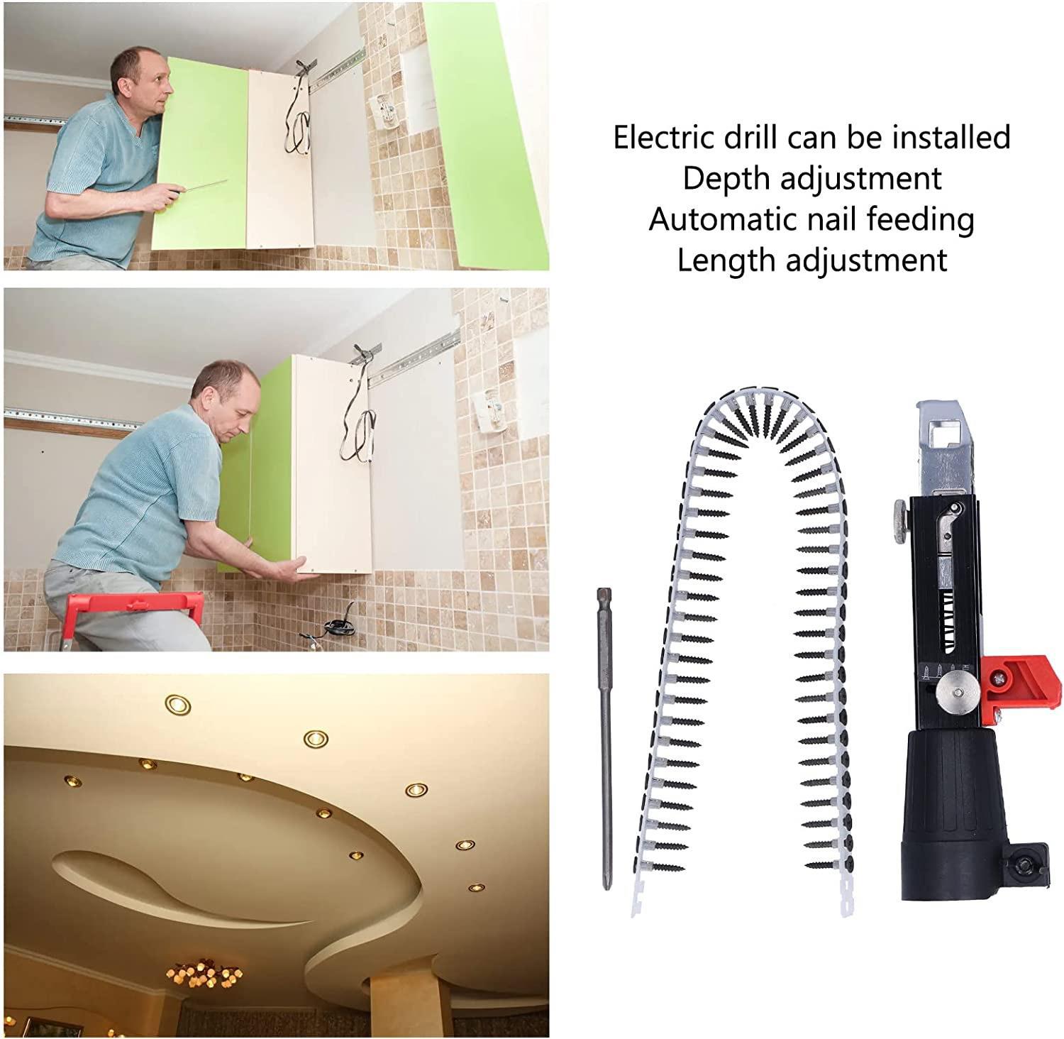 Automatic Chain Nail Gun Adapter Screw Gun nail gun power tool Motor ...