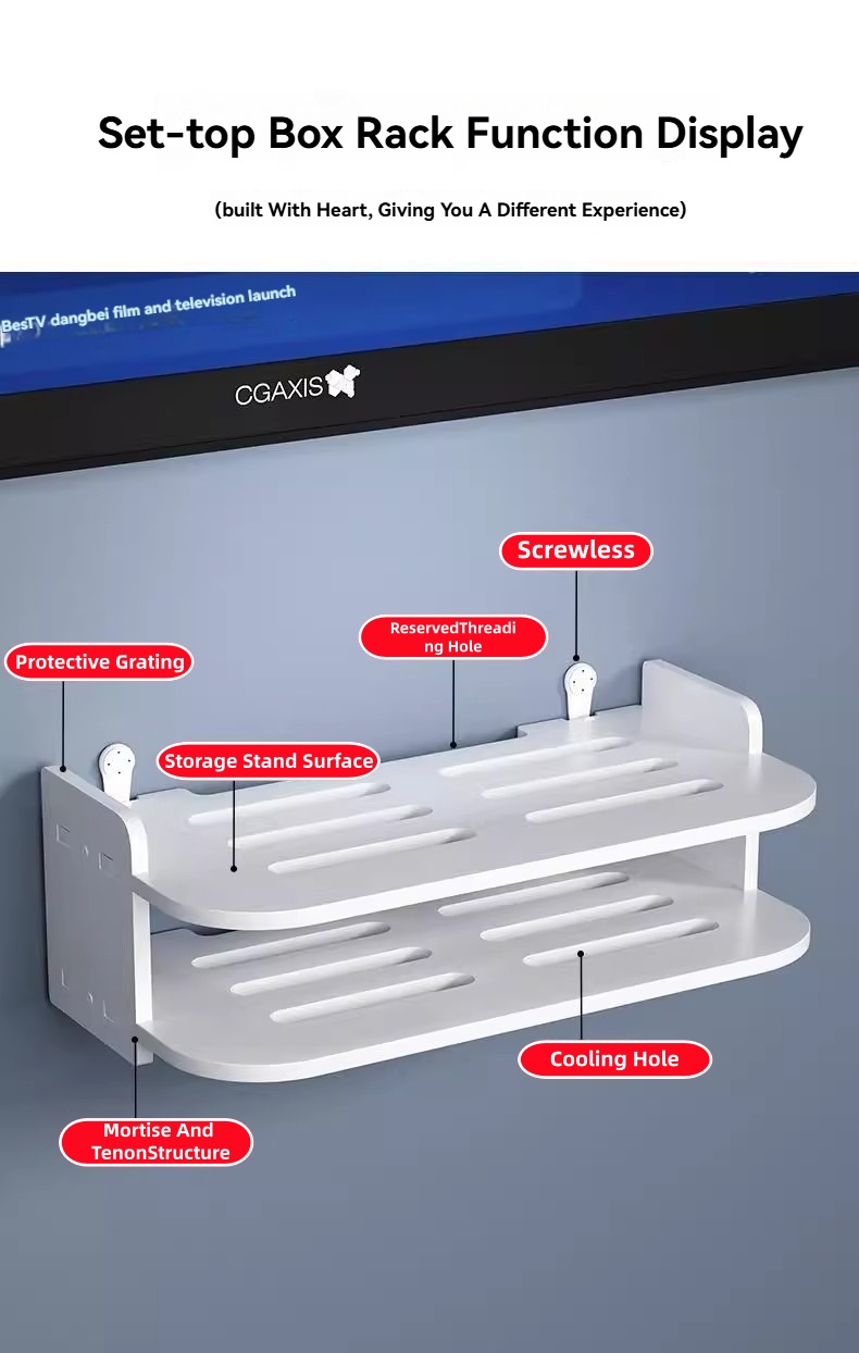 2layer WiFi route Wifi Router Storage Rack Display Holder Double ...