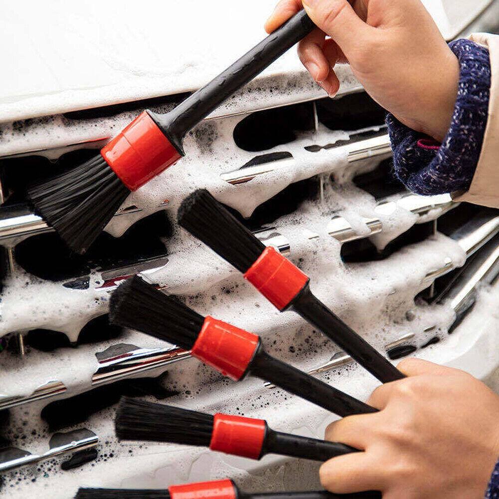 5PCS Car Detailing Brush Set Interior Seat & Slit Cleaning Tools for ...