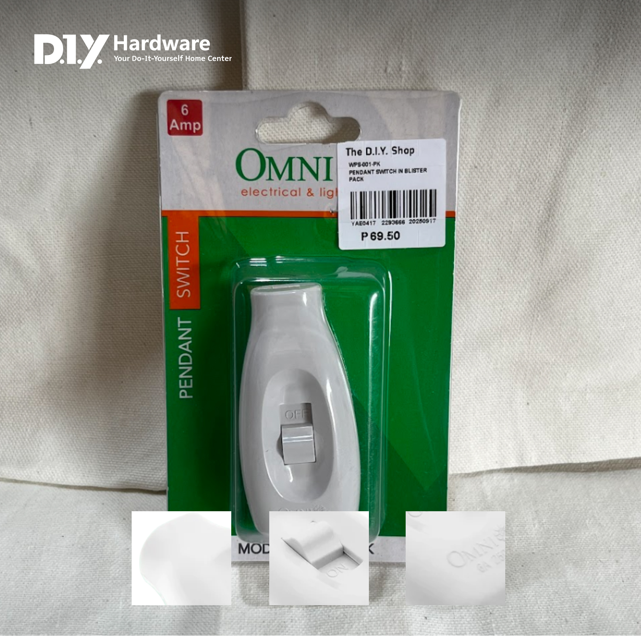 OMNI Pendant Switch 6A - WPS-001 | Shopee Philippines