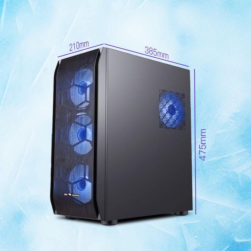 Esgaming Y03 Micro ATX Gaming Pc Case With Tempered Glass Seaview ...