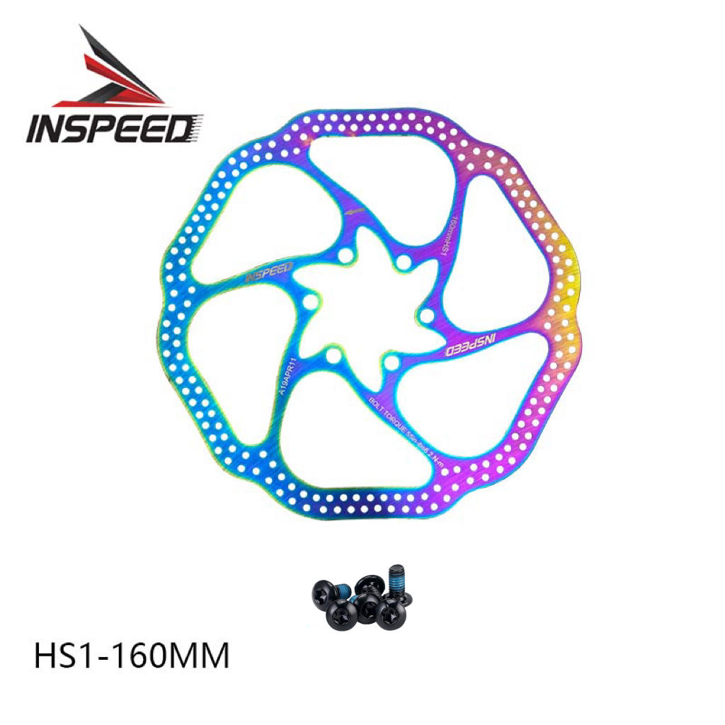 【Ready Stock】 INSPEED Bicycle Floating Disc Brake Rotor 160mm W/ 6 ...
