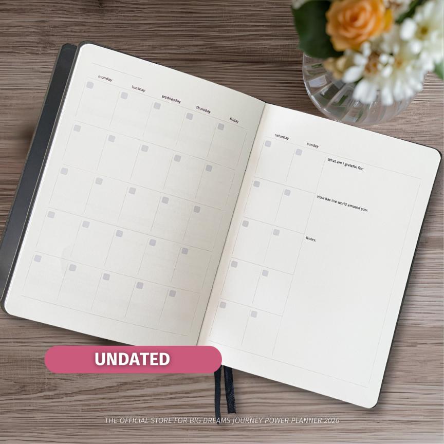 Dream Quest Set (A5) - Get 2 1pc Belle De Jour 2026 Planner + 1pc Quest ...