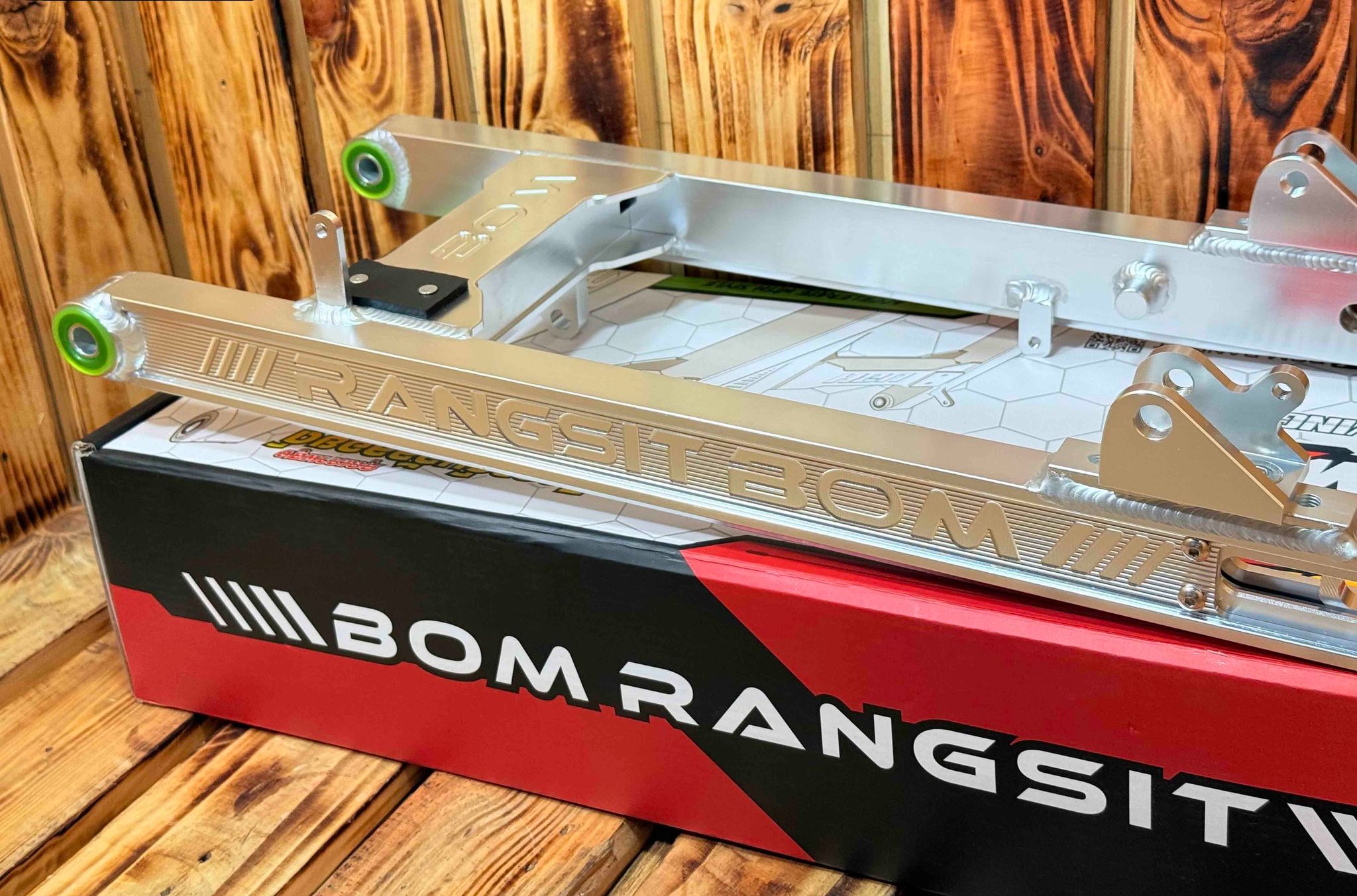 BOM RANGSIT HONDA WAVE, XRM, PANTRA CNC ALLOY SWING ARM BOM RANGSIT ...