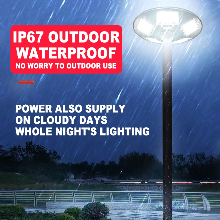 UFO solar street light lP68 outdoor waterproof solar led light with ...