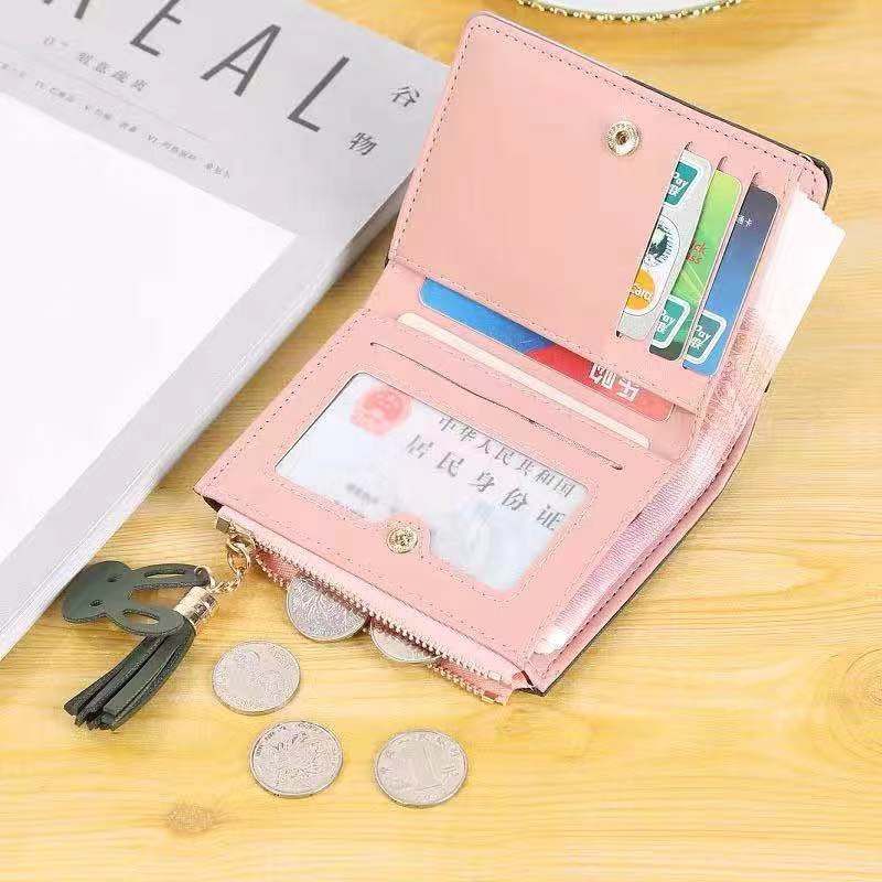 HYM SHOP#9001 Women's Wallet Made of Leather Purses Card Holder ...