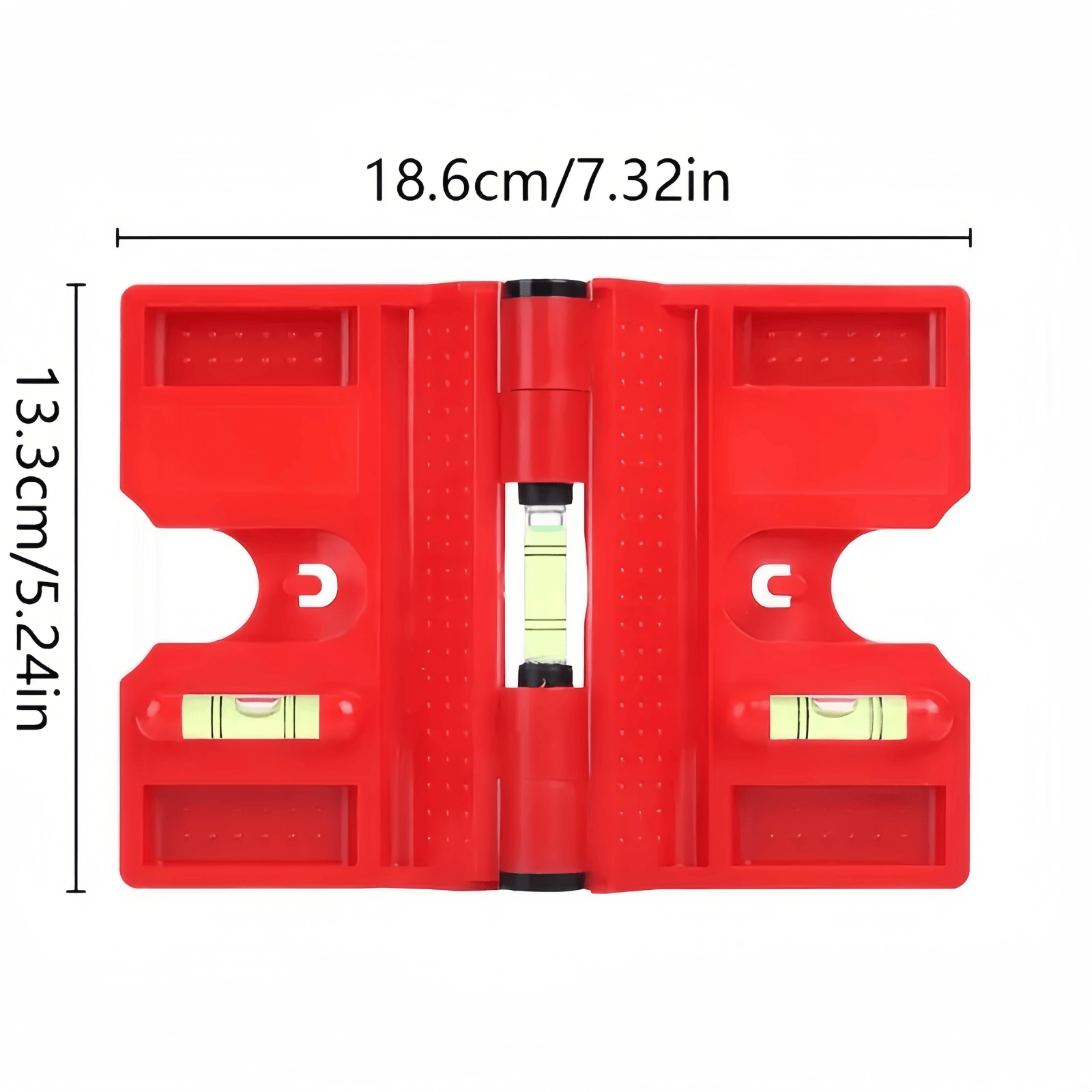 1pcs Magnetic Post Level Tool with 270° Adjustable Angle, Folding ...