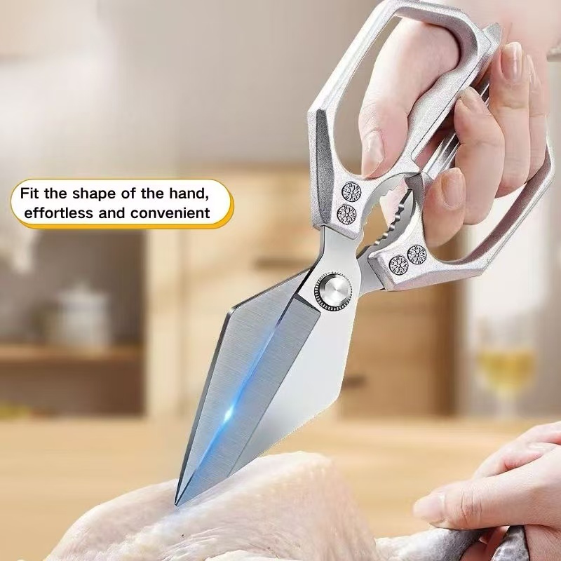Japan Kitchen Scissor Heavy Duty Multifunctional Stainless Steel ...