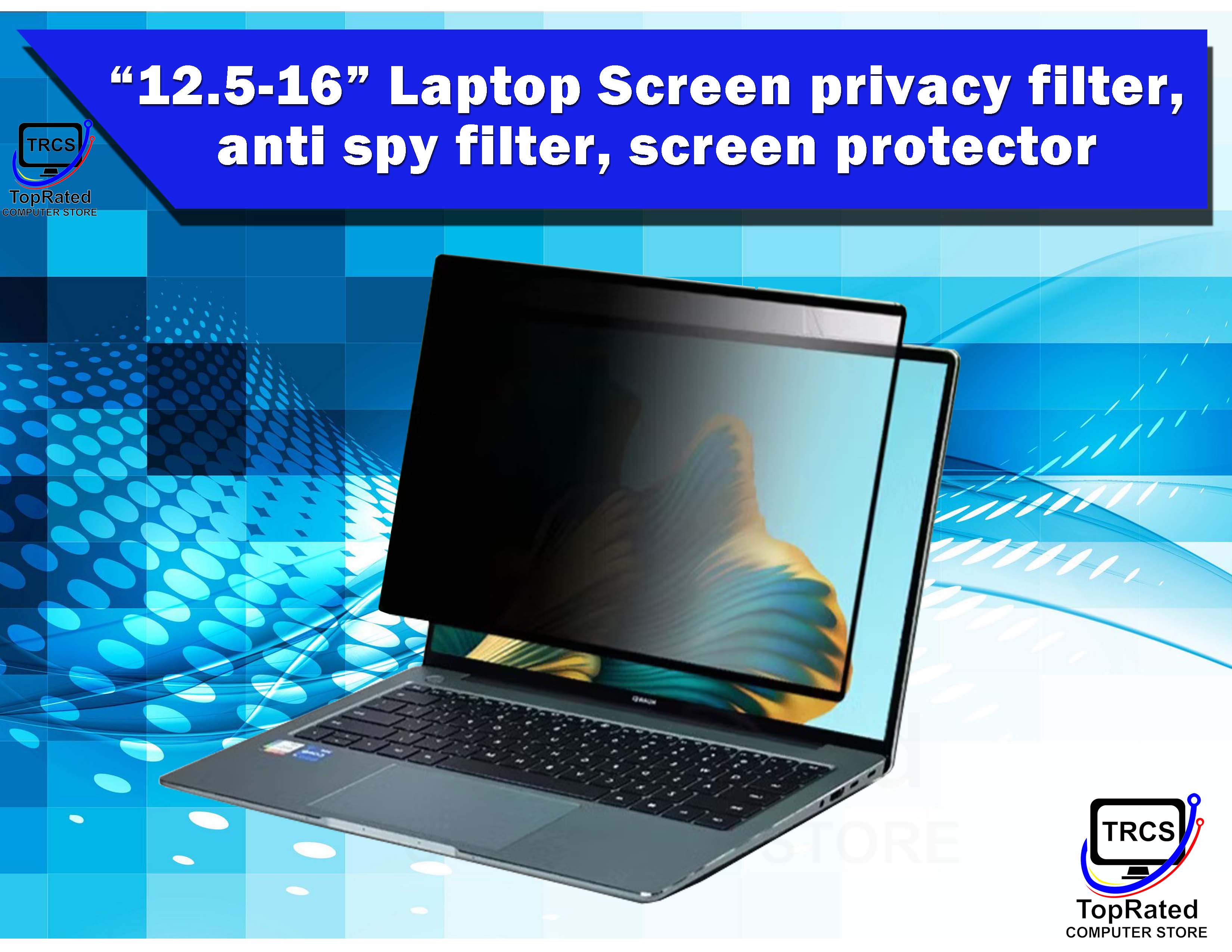 “12.5-16” Laptop Screen privacy filter, anti spy filter, screen ...