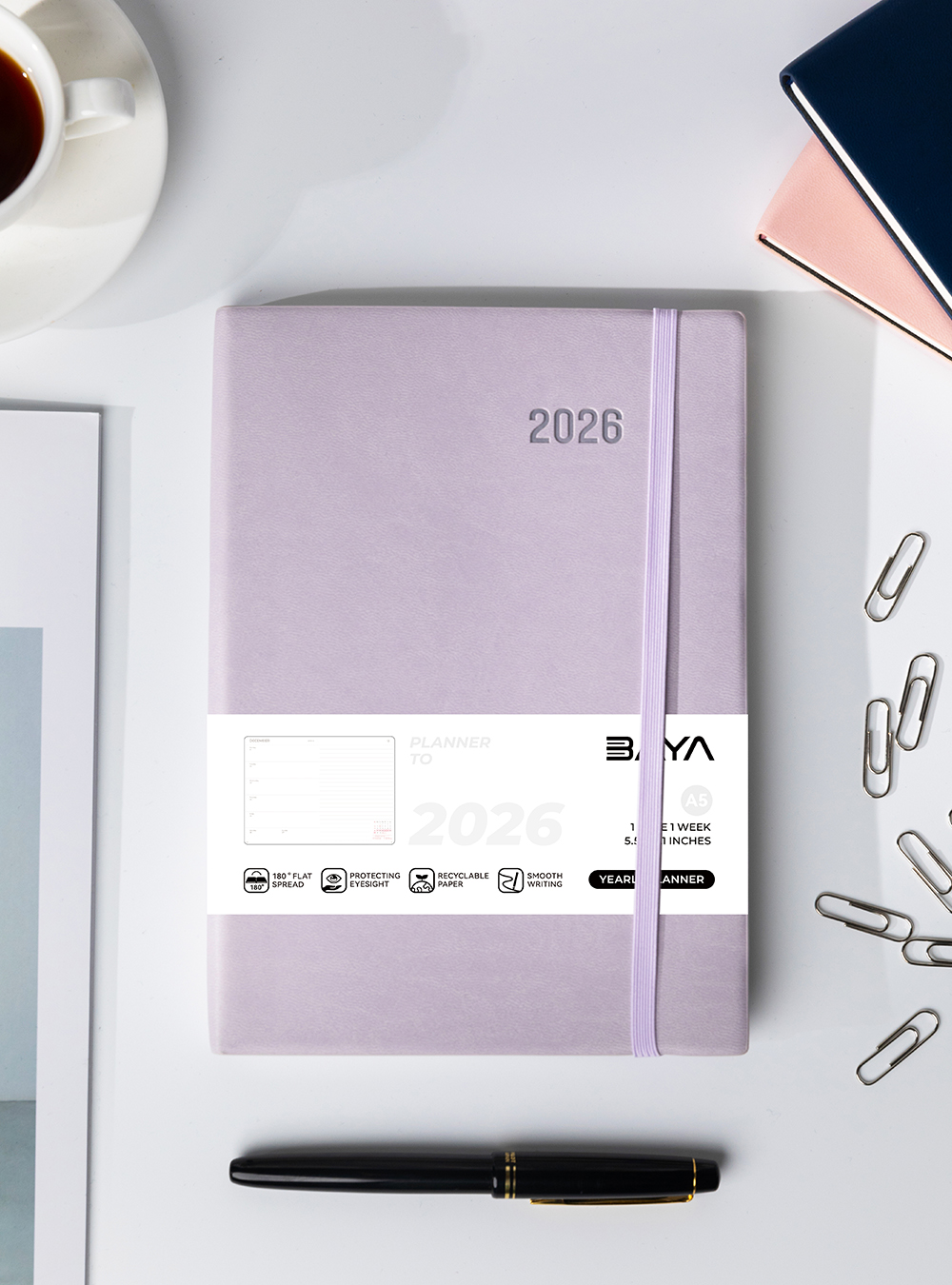 BAYA 2026 Note book 365-Day Record Book A5 notepad planner | Shopee ...