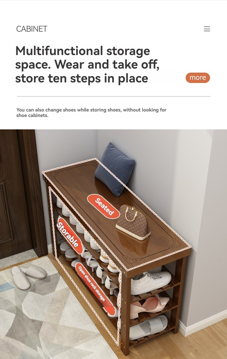 Wooden Shoe Changing Long Bench Carved Design Solid Wood Stool Bench ...