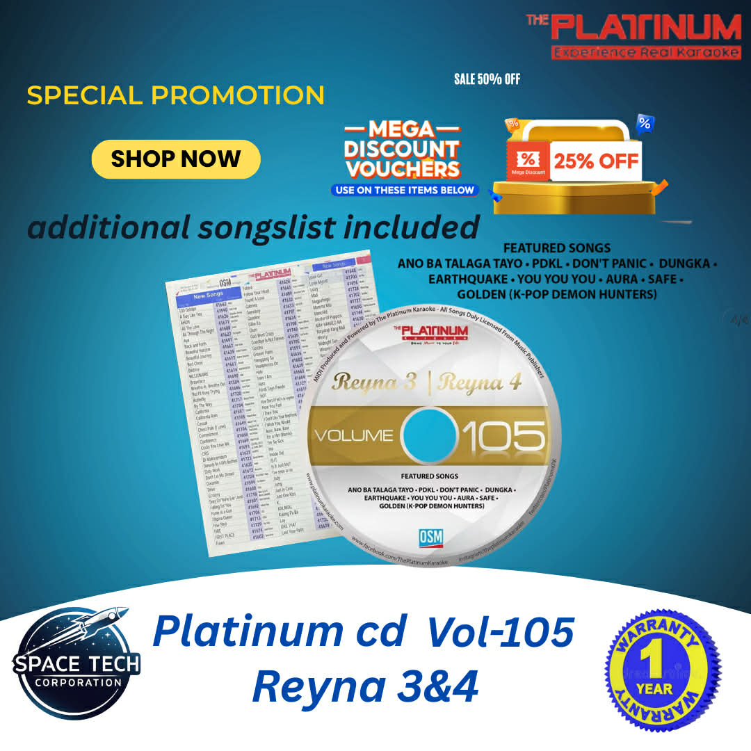 PLATINUM REYNA 3/Reyna 4 LATEST CD VOLUME 106 | Shopee Philippines
