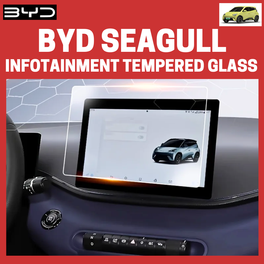 BYD SEAGULL 2024-2027 Car Infotainment Tempered Glass Screen Protector ...