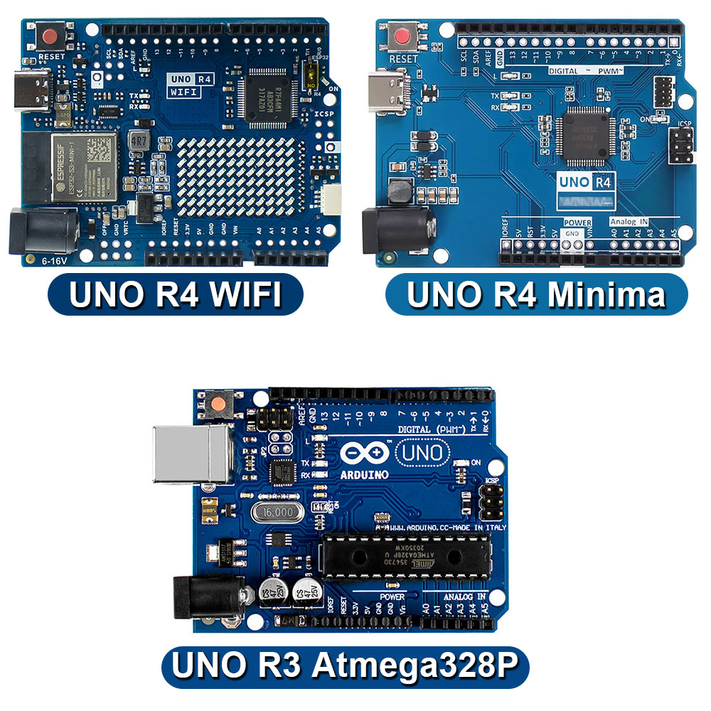 KLYSTR UNO R4/R3 for Arduino, WiFi - Renesas RA4M1 / ESP32-S3 - Wi-Fi ...