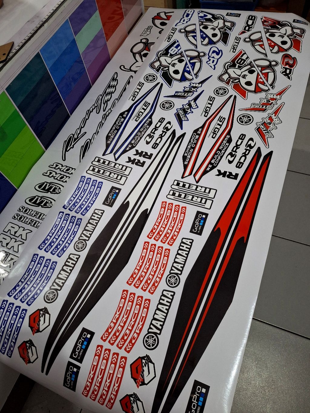 Sniper 150 Version 1&2 Yamaha Decals Laminated Vinyl Stickers Set ...