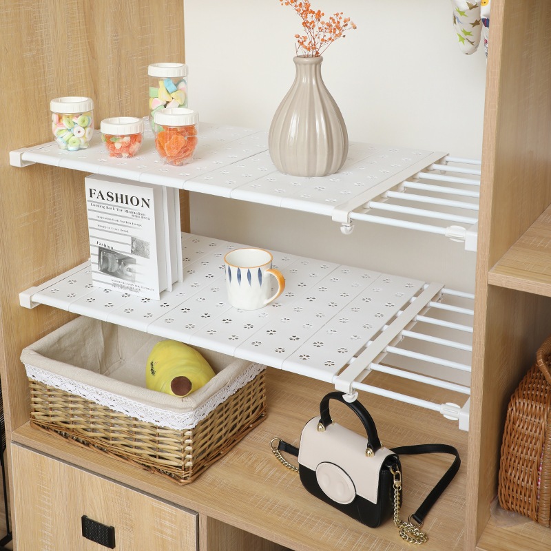 Retractable Wardrobe Cabinet Divider Partition DIY Clothes Organizer ...